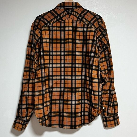 Rag & Bone Plaid Shirt – Medium – Brown & Black – 100% Cotton – Made in China - Picture 6 of 12